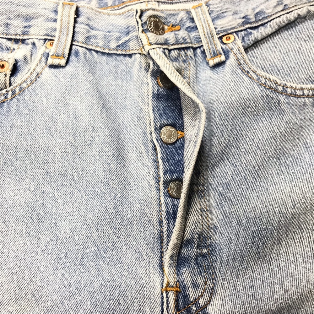 VINTAGE LEVI’S 501 CLASSIC HIGH RISE BUTTON FLY - Picture 4 of 8